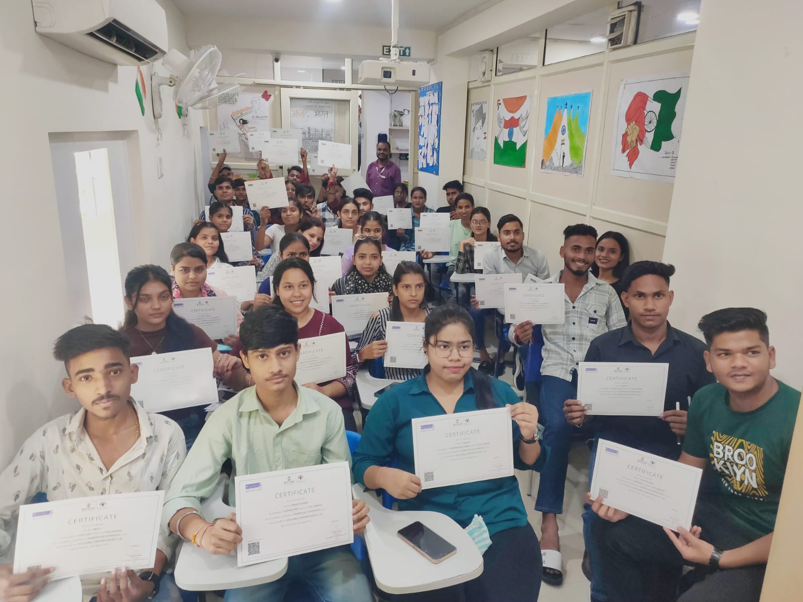 Certificate distribution ceremony